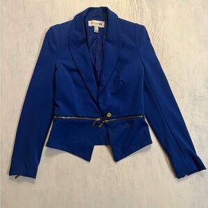 Forever 21 Royal Blue Blazer with Gold Accents